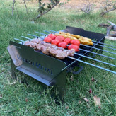 منقل تاشو ونش متال مدل سفری با گریل کوتاه N2