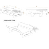 منقل تاشو ونش متال مدل سفری با گریل بلند N6