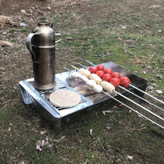 منقل تاشو ونش متال مدل سفری با گریل کوتاه N7