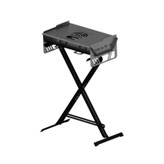 منقل تاشو ونش متال مدل سفری پایه دار با گریل کوتاه N11