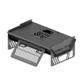 منقل تاشو ونش متال مدل سفری پایه دار با گریل کوتاه N11