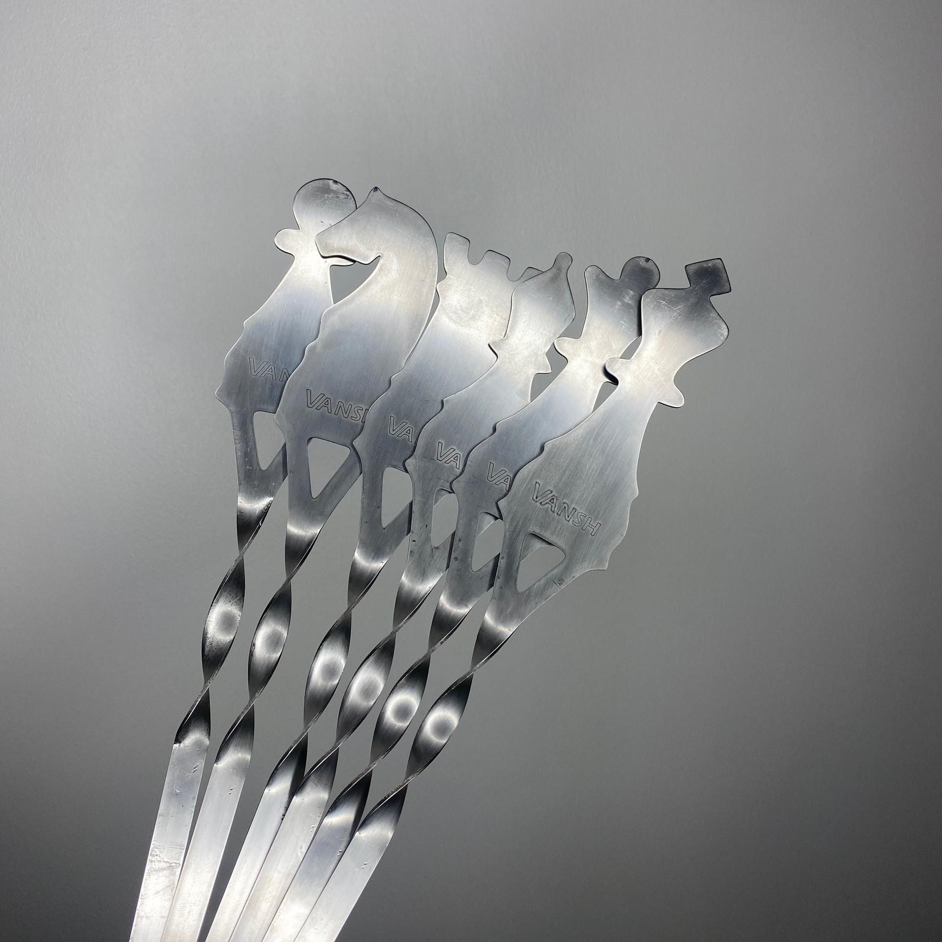 سیخ و استند وَنش مدل شطرنج ست 6 تایی