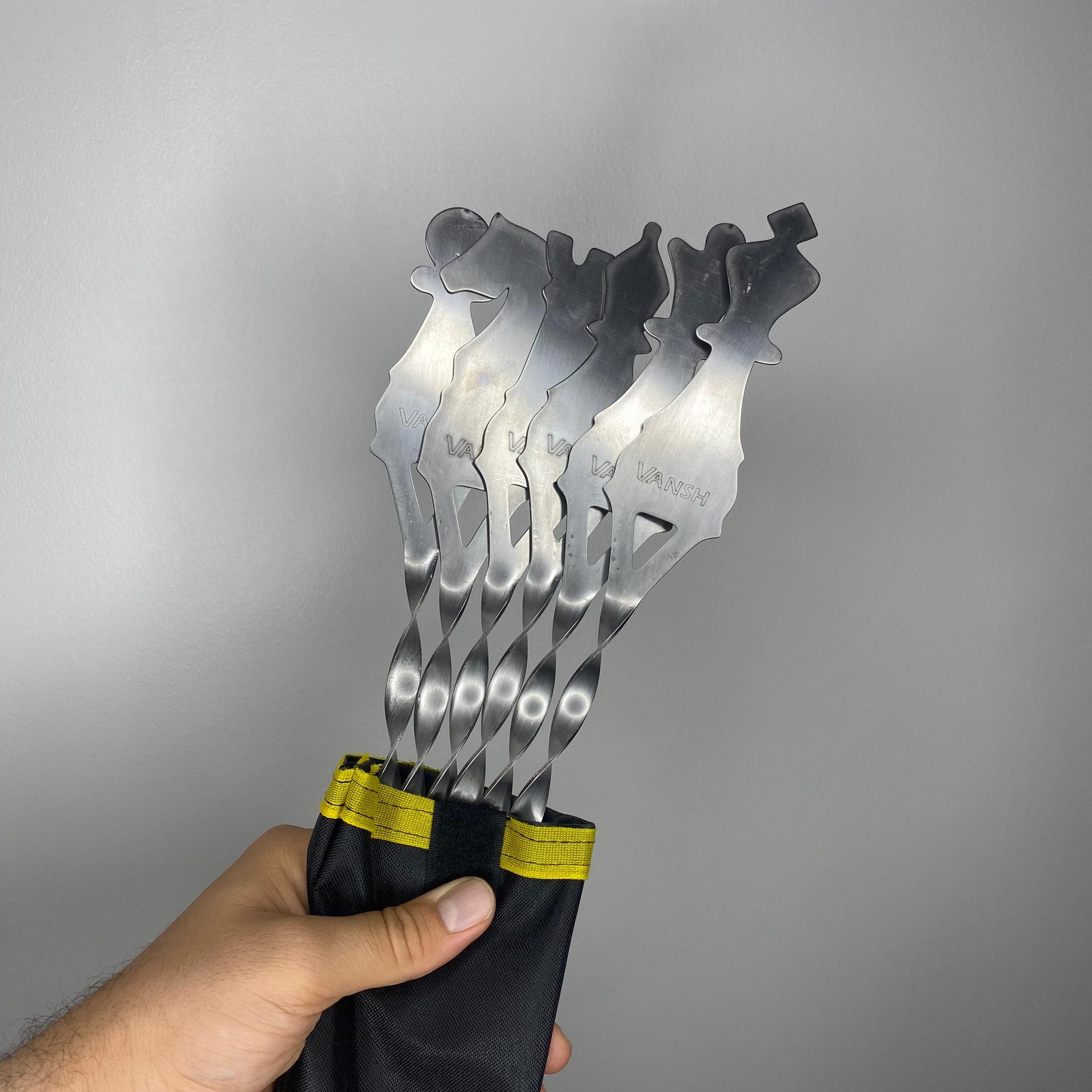 سیخ و استند وَنش مدل شطرنج ست 6 تایی