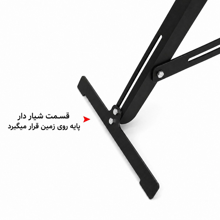 منقل سفری ونش مدل فولادی N18 (گریل کوتاه) به همراه پایه
